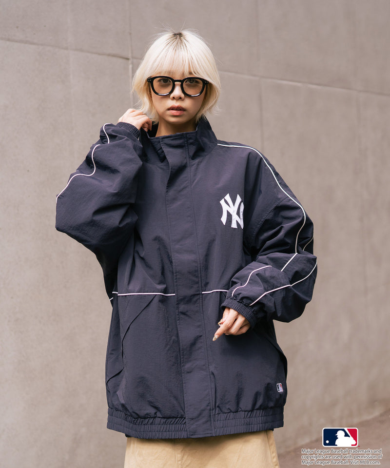 【MLB/メジャーリーグベースボール】パイピングナイロンジャケット