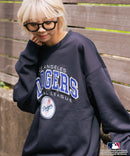 【MLB/メジャーリーグベースボール】 裏起毛 レトロロゴ クルーネックトレーナー スウェット