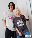 【タマ＆フレンズ～うちのタマ知りませんか？】オリジナルデザインTシャツ バイキンくん 刺繍 ドロップショルダー ユニセックス