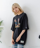【DISCUS/ディスカス】【選べる丈感・ビーバス＆バッドヘッド】DISCUS×BEAVIS AND BUTT-HEAD コラボＴシャツ 綿100% クルーネック アニメ キャラクタープリント アメカジ ストリート