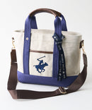 【BEVERLY HILLS POLO CLUB/ビバリーヒルズポロクラブ】エルガリー ミニトートバッグ ネイビー FREE ❘ジーンズメイト公式オンラインショップ