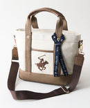 【BEVERLY HILLS POLO CLUB/ビバリーヒルズポロクラブ】エルガリー ミニトートバッグ ブラウン FREE ❘ジーンズメイト公式オンラインショップ