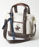 【BEVERLY HILLS POLO CLUB/ビバリーヒルズポロクラブ】PUレザー ミニトートバッグ ブラウン FREE ❘ジーンズメイト公式オンラインショップ