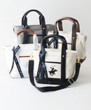 【BEVERLY HILLS POLO CLUB/ビバリーヒルズポロクラブ】PUレザー ミニトートバッグ ❘ジーンズメイト公式オンラインショップ