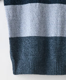 【BLUE STANDARD/ブルースタンダード】モール切り替えニット セーター 冬服 防寒 暖服