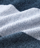 【BLUE STANDARD/ブルースタンダード】モール切り替えニット セーター 冬服 防寒 暖服