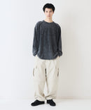 BENDAVIS / ベンデイビス パッチワークワッペン パウダーブリーチ加工 ラグランロンT BEN DAVIS