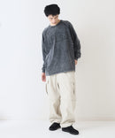 BENDAVIS / ベンデイビス パッチワークワッペン パウダーブリーチ加工 ラグランロンT BEN DAVIS