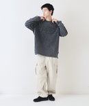 BENDAVIS / ベンデイビス パッチワークワッペン パウダーブリーチ加工 ラグランロンT BEN DAVIS