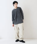 BENDAVIS / ベンデイビス パッチワークワッペン パウダーブリーチ加工 ラグランロンT BEN DAVIS