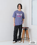 【タマ＆フレンズ～うちのタマ知りませんか？】オリジナルデザインTシャツ バイキンくん 刺繍 ドロップショルダー ユニセックス