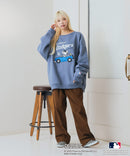 【PEANUTS×MLB】オリジナルデザイン 裏起毛トレーナー ヤンキース ドジャース カブス キャラクター