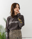 【CONVERSE/コンバース】×【TOM AND JERRY/トムとジェリー】両面プリント オーバーサイズ ロンT