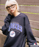 【MLB/メジャーリーグベースボール】 裏起毛 レトロロゴ クルーネックトレーナー スウェット