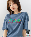 【はらぺこあおむし/The Very Hungry Caterpillar】【コットン100%のしっかりした生地 ドロップショルダー】オリジナルデザイン 刺繍Tシャツ エリック・カール 絵本 キャラクター グッズ ユニセックス