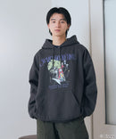 【DISNEY/ディズニー】＜ナイトメアー・ビフォア・クリスマス＞＜ディズニーヴィランズ＞ビッグシルエット 裏起毛 プルオーバーパーカー フーディー ドロップショルダー オーバーサイズ