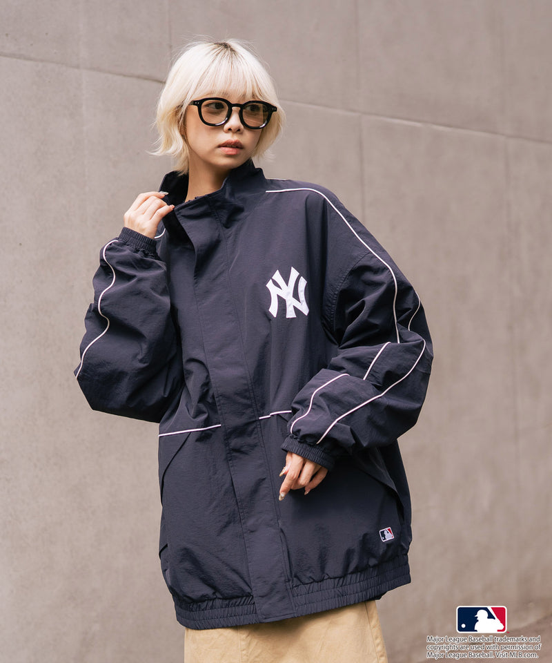 【MLB/メジャーリーグベースボール】パイピングナイロンジャケット