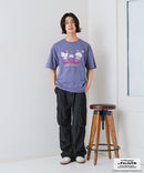 【タマ＆フレンズ～うちのタマ知りませんか？】オリジナルデザインTシャツ バイキンくん 刺繍 ドロップショルダー ユニセックス