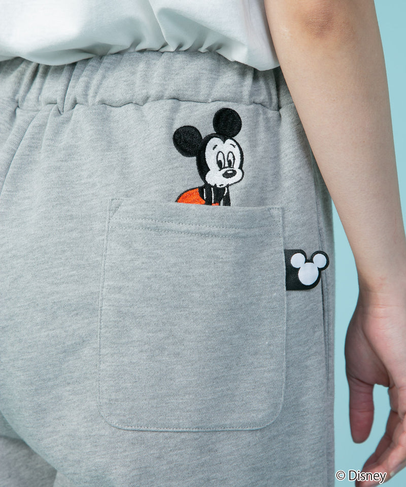 【DISNEY ディズニー】 ＜ミッキー＞別注 ミニ 裏毛  ショートパンツ OUTDOOR PRODUCTS アウトドア プロダクツ