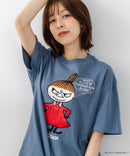 【ムーミン】 【綿100%のしっかりした生地】オリジナルデザイン キャラクター刺繍Tシャツ リトルミイ ニョロニョロ 大人カジュアル ユニセックス