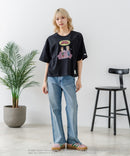 【DISCUS/ディスカス】【選べる丈感・ビーバス＆バッドヘッド】DISCUS×BEAVIS AND BUTT-HEAD コラボＴシャツ 綿100% クルーネック アニメ キャラクタープリント アメカジ ストリート