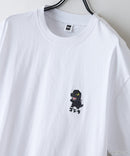 【GODZILLA/ゴジラ】【コットン100％のしっかりした生地 ドロップショルダー】オリジナルデザイン 刺繍Tシャツ ゴジラ キングギドラ メカゴジラ コラボ 特撮 映画 キャラT オーバーサイズ
