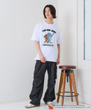 【TOM and JERRY/トムとジェリー】オリジナルデザインTシャツ 刺繍 ドロップショルダー ユニセックス