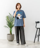【ねないこだれだ】【コットン100％のしっかりした生地 ドロップショルダー】オリジナルデザイン 刺繍Tシャツ せなけいこ 絵本 コラボ キャラクター 半袖 ユニセックス おばけ グッズ かわいい