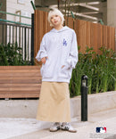 【MLB/メジャーリーグベースボール】裏起毛 バックロゴ フーディー プルオーバーパーカー