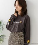 【CONVERSE/コンバース】×【TOM AND JERRY/トムとジェリー】両面プリント オーバーサイズ ロンT