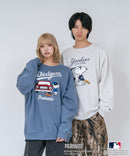 【PEANUTS/ピーナッツ】【ユニセックスデザインでリンクコーデにも◎】MLB×PEANUTS 裏起毛トレーナー 保温 キャラクター ドジャース ヤンキース パイレーツ ❘ジーンズメイト公式オンラインショップ