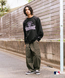 【MLB/メジャーリーグベースボール】 裏起毛 レトロロゴ クルーネックトレーナー スウェット