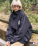 【MLB/メジャーリーグベースボール】パイピングナイロンジャケット