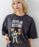 【TOY STORY/トイ・ストーリー】【限定オリジナルデザイン】半袖Tシャツ 綿100% ドロップショルダー ワンポイント バックプリント ディズニー ピクサー キャラクター クルーネック Disney ユニセックス