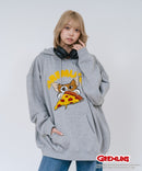 【Gremlins/グレムリン】【ユニセックスデザインでリンクコーデにも◎】裏起毛プルオーバーパーカー フーディ 保温 キャラクター ギズモ
