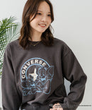 【CONVERSE/コンバース】×【TOM AND JERRY/トムとジェリー】オーバーサイズ プリント スウェットトレーナー