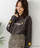 【CONVERSE/コンバース】×【TOM AND JERRY/トムとジェリー】両面プリント オーバーサイズ ロンT