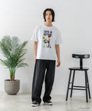【TOY STORY/トイ・ストーリー】【限定オリジナルデザイン】半袖Tシャツ 綿100% ドロップショルダー ワンポイント バックプリント ディズニー ピクサー キャラクター クルーネック Disney ユニセックス