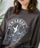 【CONVERSE/コンバース】×【TOM AND JERRY/トムとジェリー】オーバーサイズ プリント スウェットトレーナー