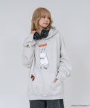 【MOOMIN/ムーミン】【ユニセックスデザインでリンクコーデにも◎】裏起毛プルオーバーパーカー フーディ 保温 キャラクター ムーミン ニョロニョロ リトルミイ スティンキー