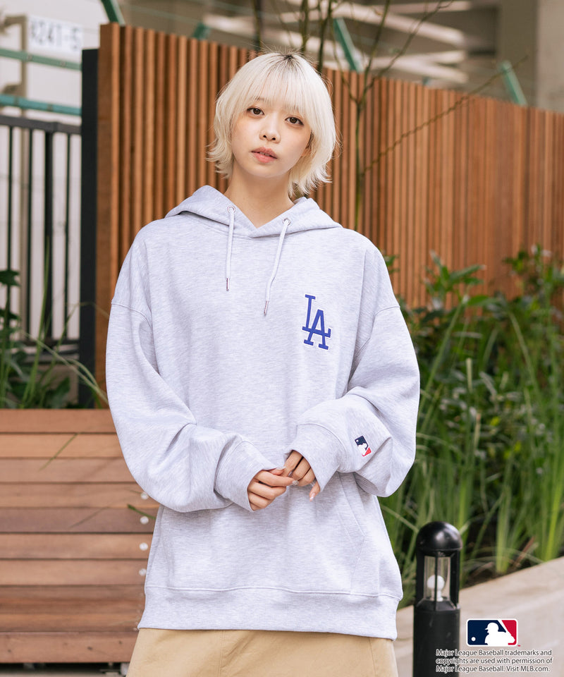 【MLB/メジャーリーグベースボール】裏起毛 バックロゴ フーディー プルオーバーパーカー