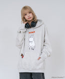 【MOOMIN/ムーミン】【ユニセックスデザインでリンクコーデにも◎】裏起毛プルオーバーパーカー フーディ 保温 キャラクター ムーミン ニョロニョロ リトルミイ スティンキー