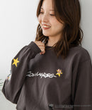 【CONVERSE/コンバース】×【TOM AND JERRY/トムとジェリー】両面プリント オーバーサイズ ロンT