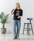 【DISCUS/ディスカス】【選べる丈感・ビーバス＆バッドヘッド】DISCUS×BEAVIS AND BUTT-HEAD コラボＴシャツ 綿100% クルーネック アニメ キャラクタープリント アメカジ ストリート