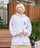 【MLB/メジャーリーグベースボール】裏起毛 バックロゴ フーディー プルオーバーパーカー