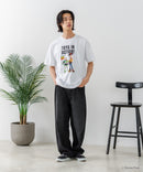 【TOY STORY/トイ・ストーリー】【限定オリジナルデザイン】半袖Tシャツ 綿100% ドロップショルダー ワンポイント バックプリント ディズニー ピクサー キャラクター クルーネック Disney ユニセックス