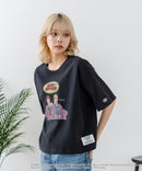 【DISCUS/ディスカス】【選べる丈感・ビーバス＆バッドヘッド】DISCUS×BEAVIS AND BUTT-HEAD コラボＴシャツ 綿100% クルーネック アニメ キャラクタープリント アメカジ ストリート