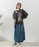 【DISCUS ATHLETIC×LOONEY TUNES】スペース・ジャム キャラクタープリントスウェットトレーナー メンズ レディース ユニセックス