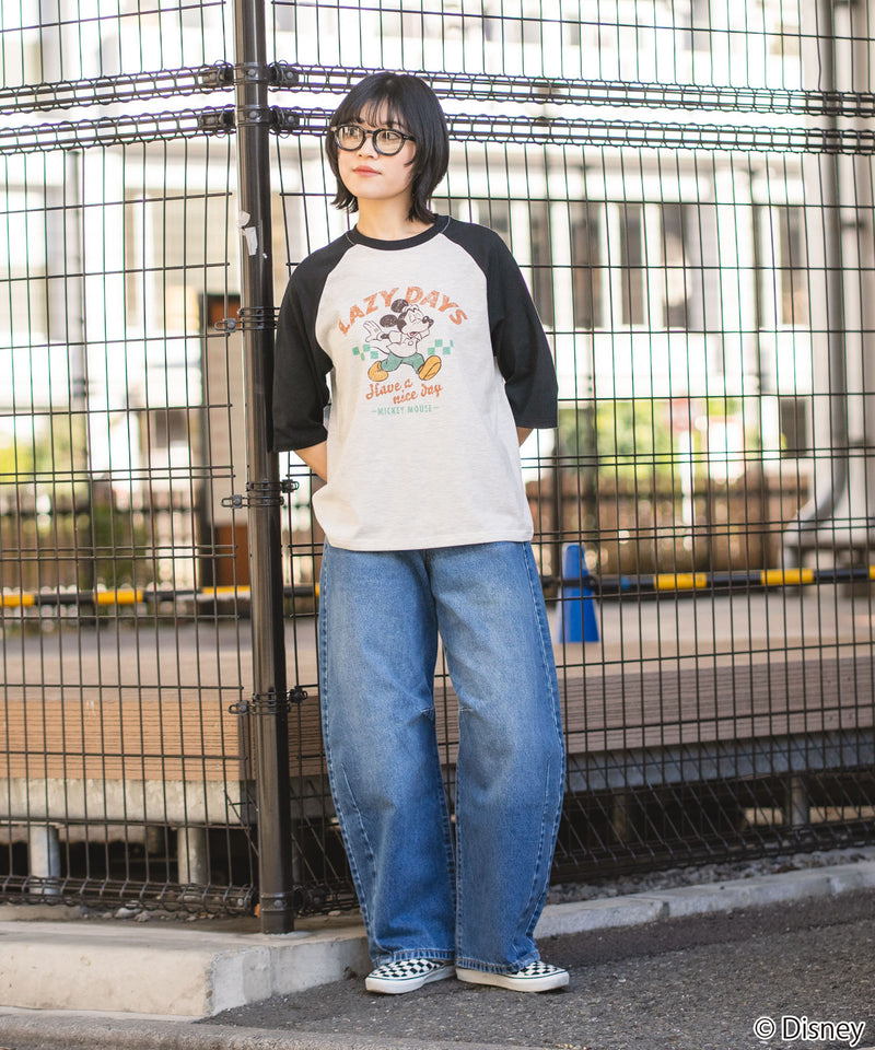 DISNEY/ディズニー】ラグラン7分袖Tシャツ