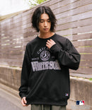 【MLB/メジャーリーグベースボール】 裏起毛 レトロロゴ クルーネックトレーナー スウェット